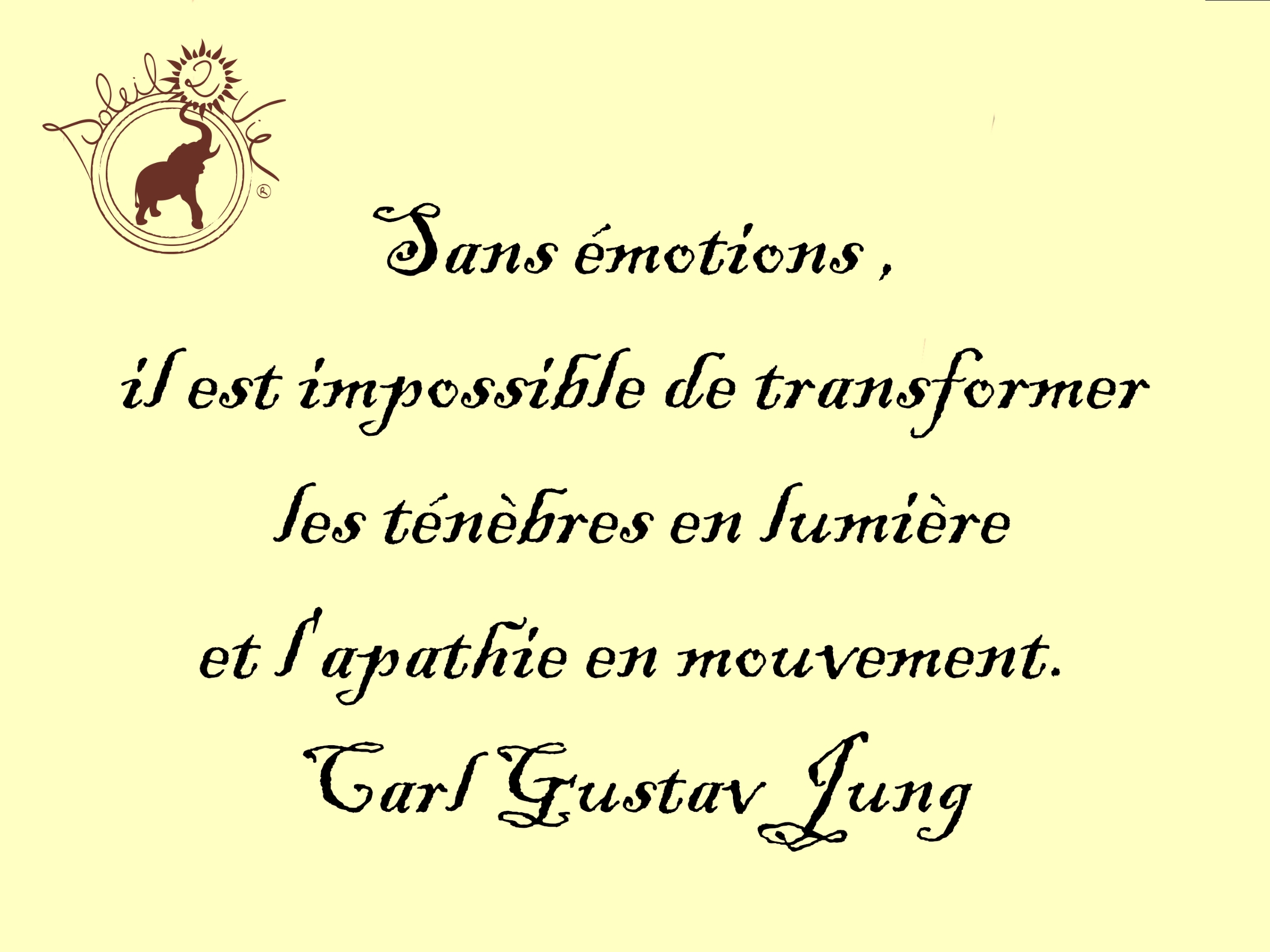 Sans émotion - Carl Gustav Jung 