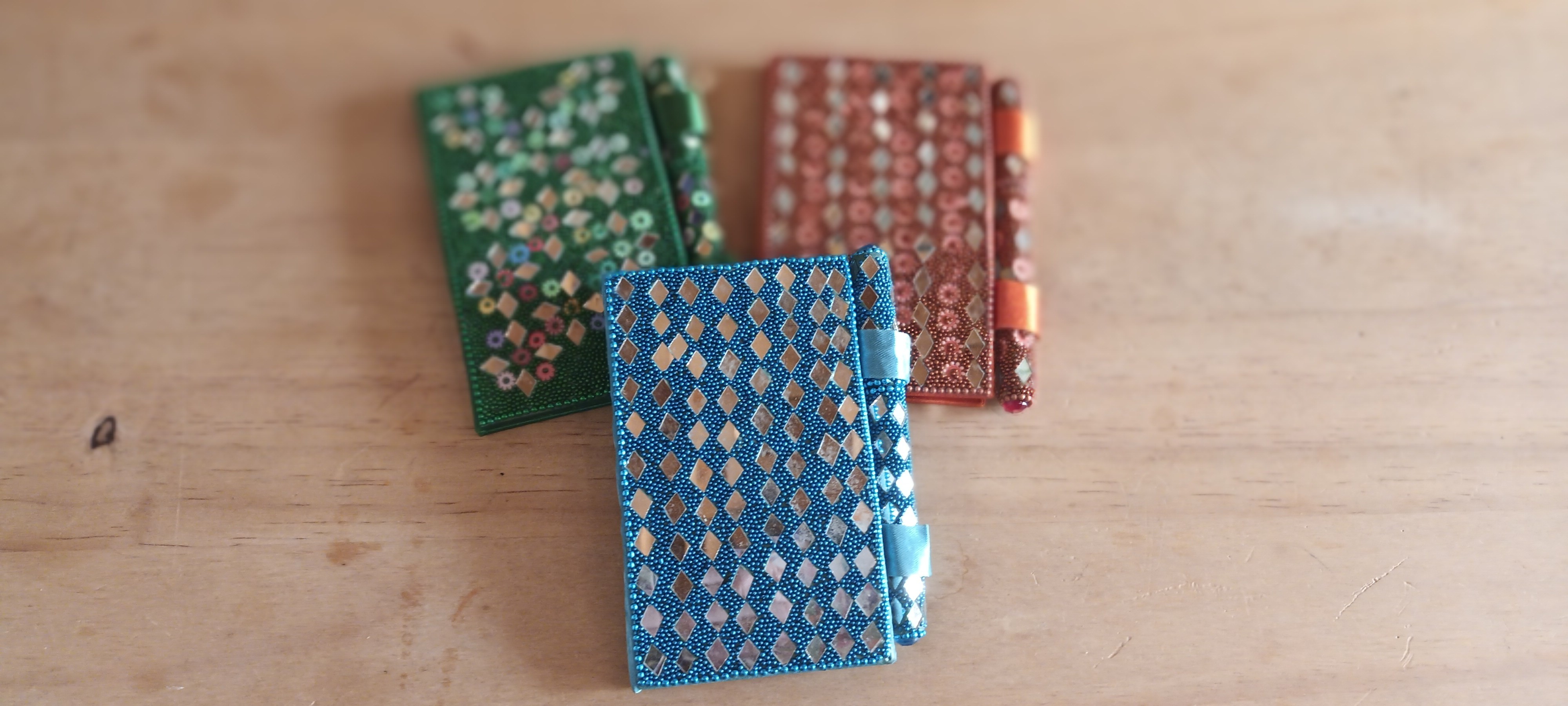 Carnet artisanal  indien avec stylo