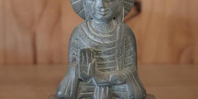 Bougeoir en pierre de savon – Bouddha