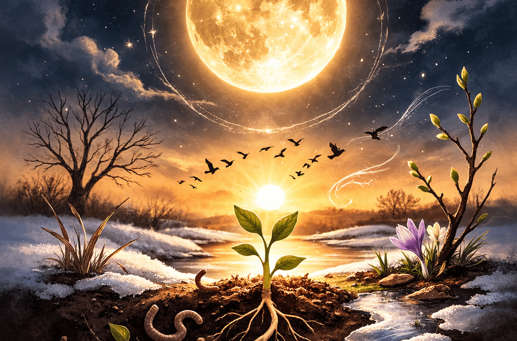 Pleine lune des vers