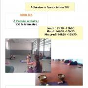 Affiche yoga serignan loisir