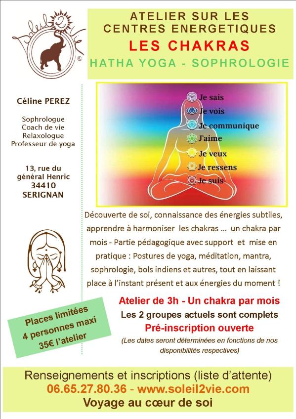 Ateliers chakras 2020