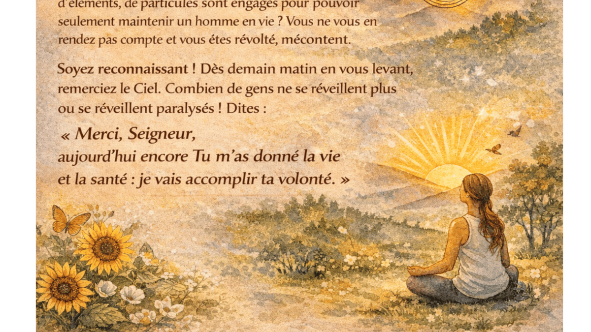 LA CLE DU BONHEUR, LA GRATITUDE