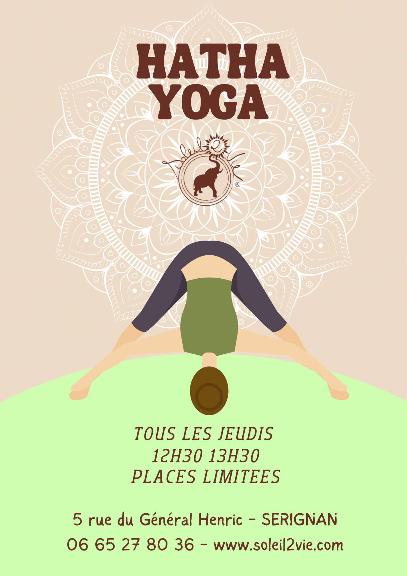 Hatha yoga jeudi 12h30 soleil2vie