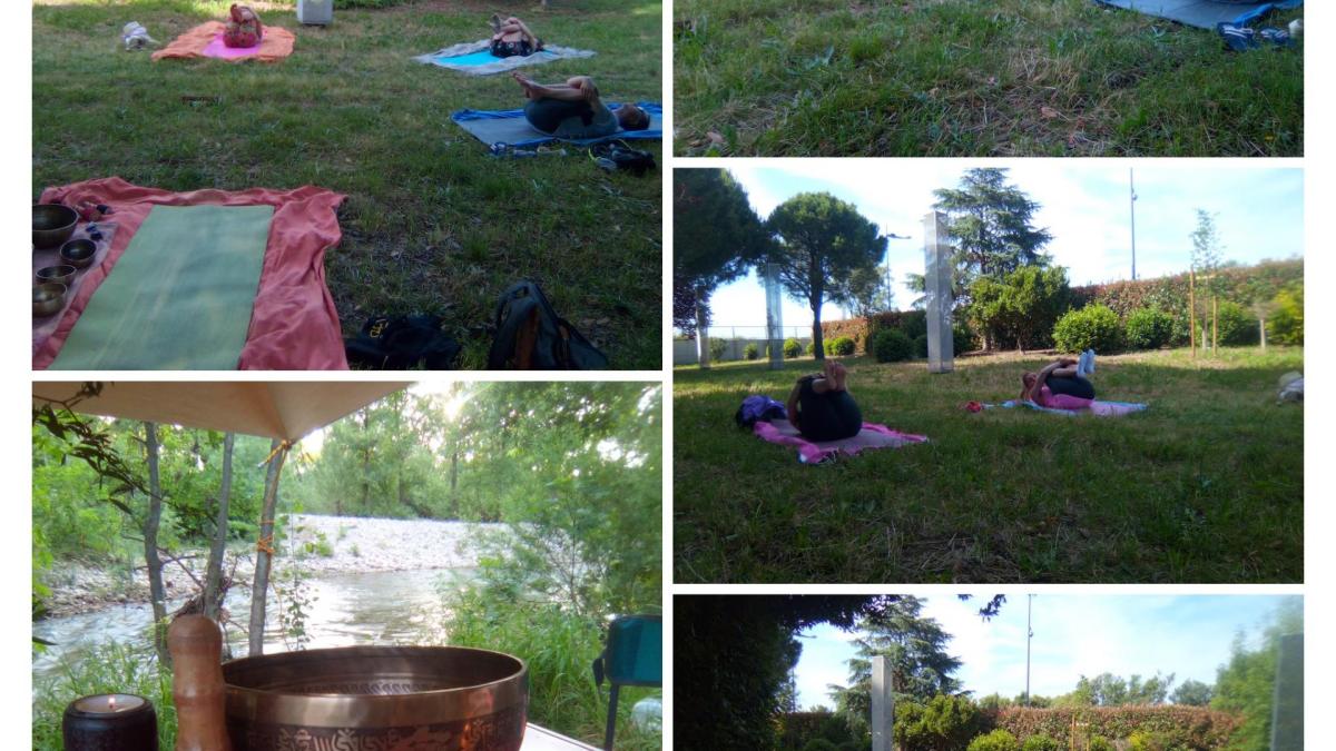 Yoga en plein air Sérignan