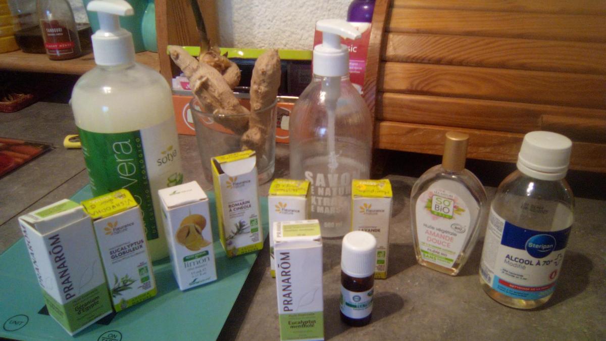 Gel désinfectant bio maison !