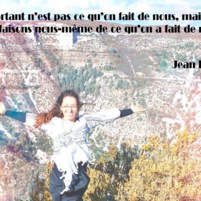 L important ce n est pas ce qu on fait de nous soleil2vie 1