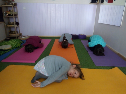 Balasana (La feuille pliée)