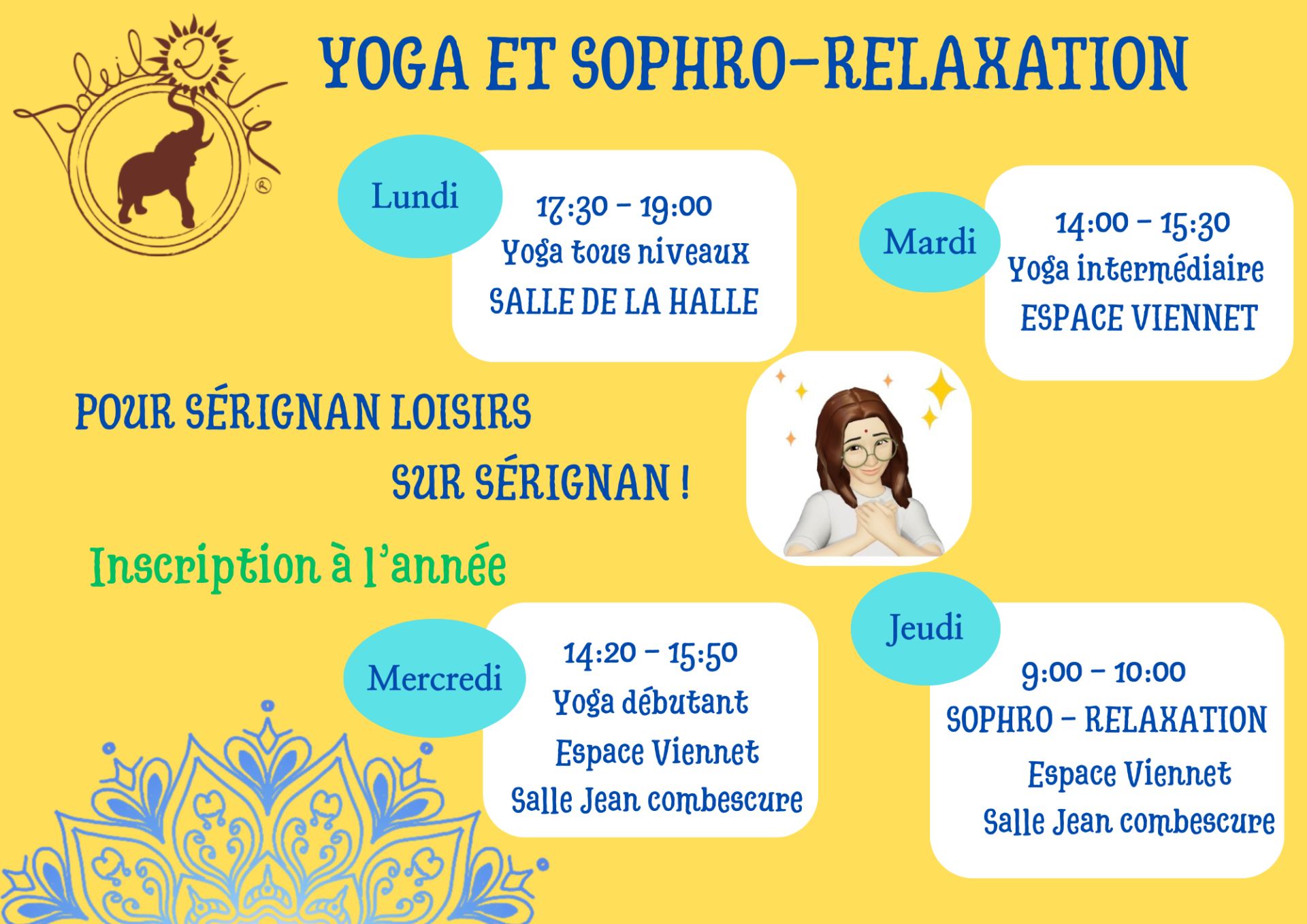 Yoga et relaxation serignan loisirs