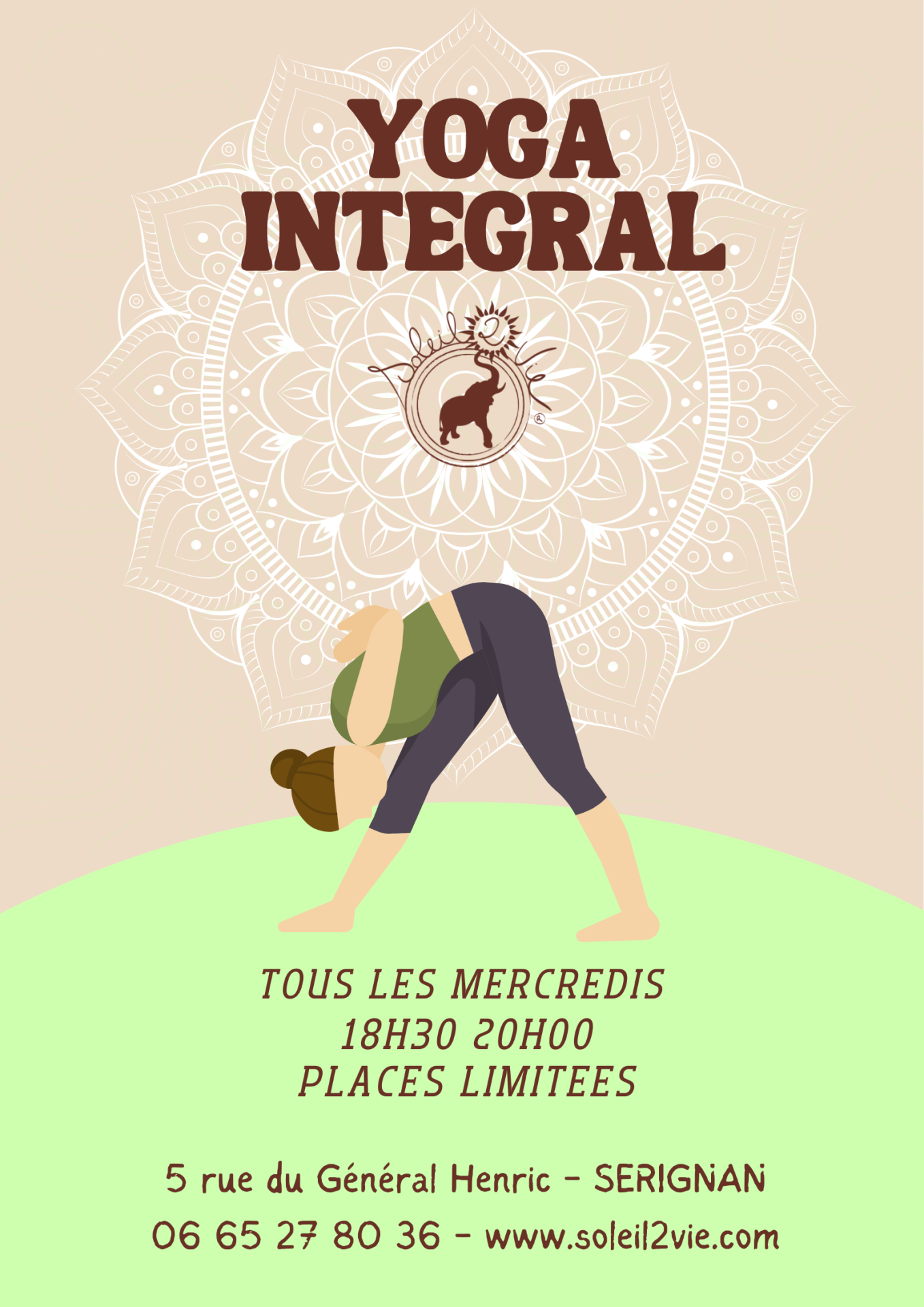 Yoga integral mercredi 18h30 soleil2vie